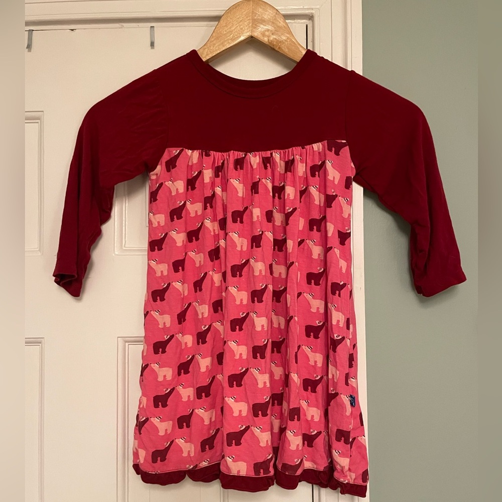 Kickee Pants 4T Polar Bear Dress